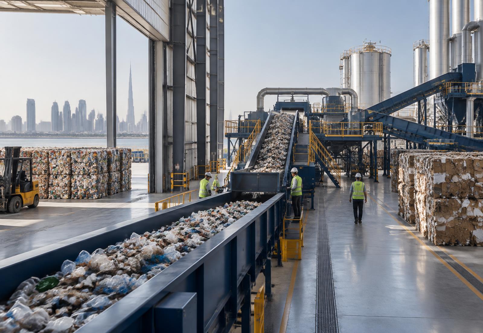 Waste valorisation facility turning waste into new resources